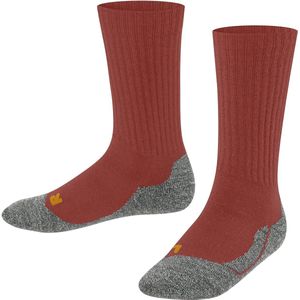 FALKE - Kids Active - Sokken - Rood - Dik Ademend Wol - Maat 23-26