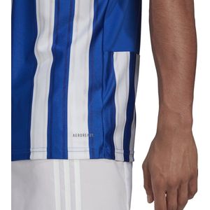 Adidas Striped 21 Shirt Korte Mouw Heren - Royal / Wit | Maat: XL
