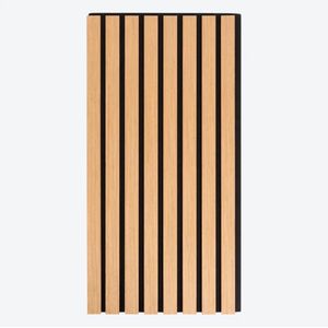 Houten Wandpaneel - Warme Bruine Kleur - Set van 4 - 60 x 30 cm - MDF