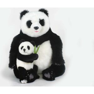 Knuffel Panda met baby, Hansa, 60 cm