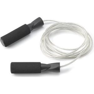 Springtouw RS Sports - stalen kabel - foam handvatten - 2.80 cm - zwart