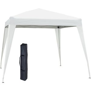 4goodz Inklapbare Partytent 240x240 cm voor Tuin en Feest - 840-159WT - Wit
