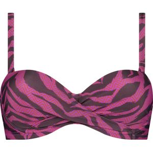 Beachlife Zigzag Zebra multiway bikinitop