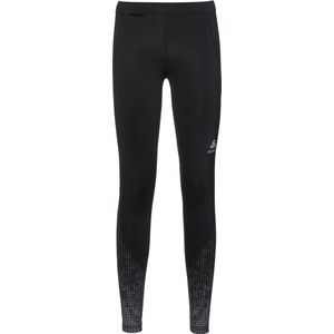 Odlo Tights Zeroweight Dames Hardloopbroek - Black With Print - S