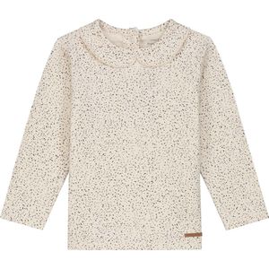 Prénatal peuter shirt - Meisjes - Light Brown Melange - Maat 110