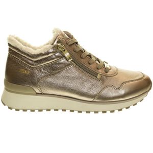 Taupe Metallic Bottine Wolgevoerd maat 38