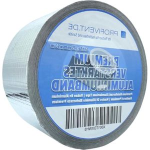 Aluminium plakband - hittebestendig en waterdicht - reparatie van metalen oppervlakken - ventilatie isolatie - 50 m (100 mm/50 m)