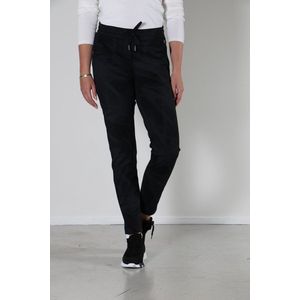 New Star broek - Dover print zwart L30 chino broek Maat 28