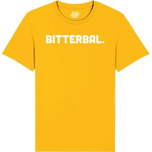 Bitterbal - Frituur Snack Cadeau -Grappige Eten En Snoep Spreuken Outfit - Dames / Heren / Unisex Kleding - Unisex T-Shirt - Geel - Maat XL