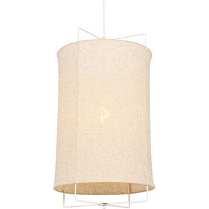 QAZQA rich - Design Hanglamp - 1 lichts - Ø 40 cm - Beige - Woonkamer | Slaapkamer | Keuken