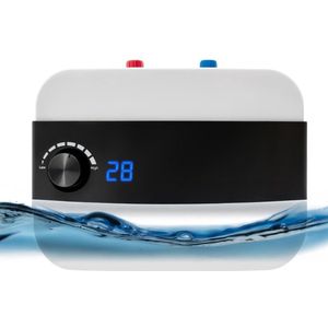 ApexArte® Boiler - Doorstroomverwarmer - Keukenboiler - Doorstroomboiler - Met Display - Zwart en Wit
