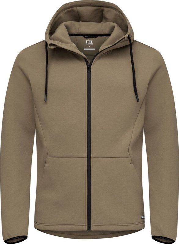 Cutter & Buck Pemberton Hood FZ Heren 358418 - Khaki - S