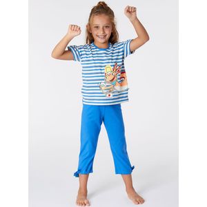 Woody pyjama meisjes - axolotl - streep - 221-1-BSK-S/987 - maat 152