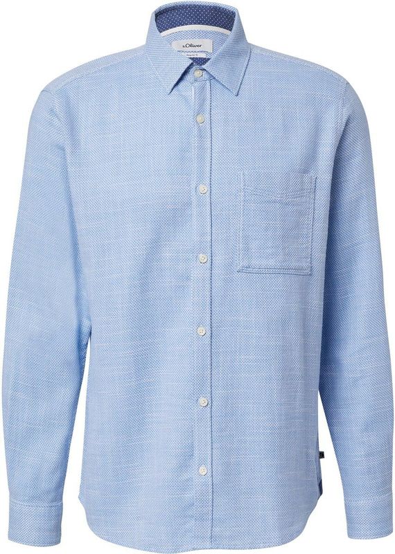 Shirt - Regular Fit - Overhemd - Lange Mouwen - Katoen