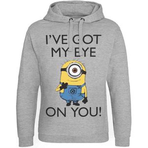 Minions Hoodie/trui -2XL- I Got My Eye On You Grijs