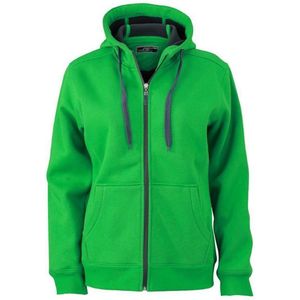 James and Nicholson Dames/Dames Dubbelgewichtjasje (Varensgroen/grafiet)