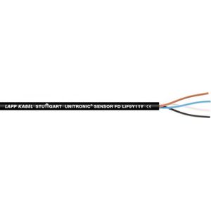 10 meter Lapp 7038865 Unitronic sensorkabel FD Lif9Y11Y 4x0,34 mm² I zeer flexibele sleepkettingkabel I UV-bestendige datakabel voor sleepketting I PUR kabel 4 aders l UL-certificering I zwart