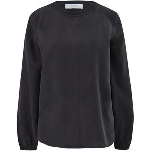 comma casual identity - Blouse - Zwart - Blouseshirt - Lange Mouw