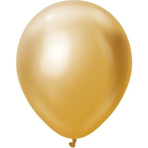1 stuk ballon Kalisan R18 = 45 cm - Mirror gold Kalisan Reflex Chrome / [EAN=sku]