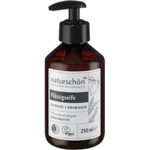 Vegan Vloeibare Handzeep Citroen & Rozemarijn | 1x 250 ml | Alverde Naturkosmetik Vloeibare Handzeep - Vegan - Natuurlijke ingrediënten - Handzeep met etherische oliën