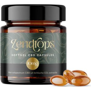 Eureleaf - Zendrops - CBD Softgel Capsules - 10 mg - 30 Capsules