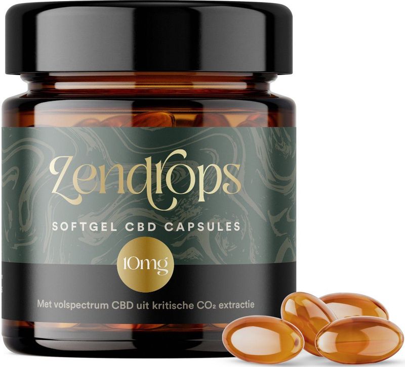 Eureleaf - Zendrops - CBD Softgel Capsules - 10 mg - 30 Capsules