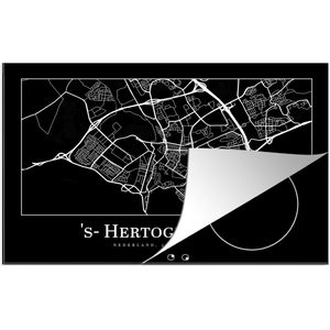 Inductie beschermer - Inductie Mat - Kookplaat beschermer - Plattegrond - 's-Hertogenbosch - Stadskaart - Kaart - Inductie beschermer - Inductie Mat - Kookplaat Beschermer - 80.2x52.2 cm - Afdekplaat inductie - Inductiebeschermer