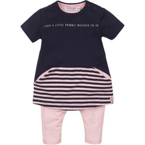 Dirkje E-KISS KISS SPARKLE Baby Meisjes 2 pce Kledingset - Maat 80