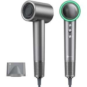 Hoge Snelheid Ionen Haardroger - Snel Drogen, Geluidsarm, Draagbaar voor Thuis en Reizen