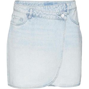 Vero Moda Rok Vmbetty Mr Short Wrap Denim Skirt G 10307663 Light Blue Denim Dames Maat - XL