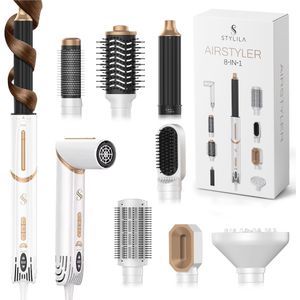 Stylila - 8-in-1 Airstyler - Multistyler - Roterende Fohnborstel