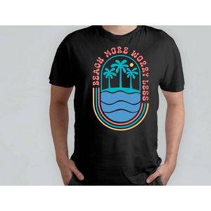 Season More Worry Less - T Shirt - BeachVibes - BeachLife - SunSandSea - OceanView - StrandVibes - StrandLeven - StrandDag - Tropisch