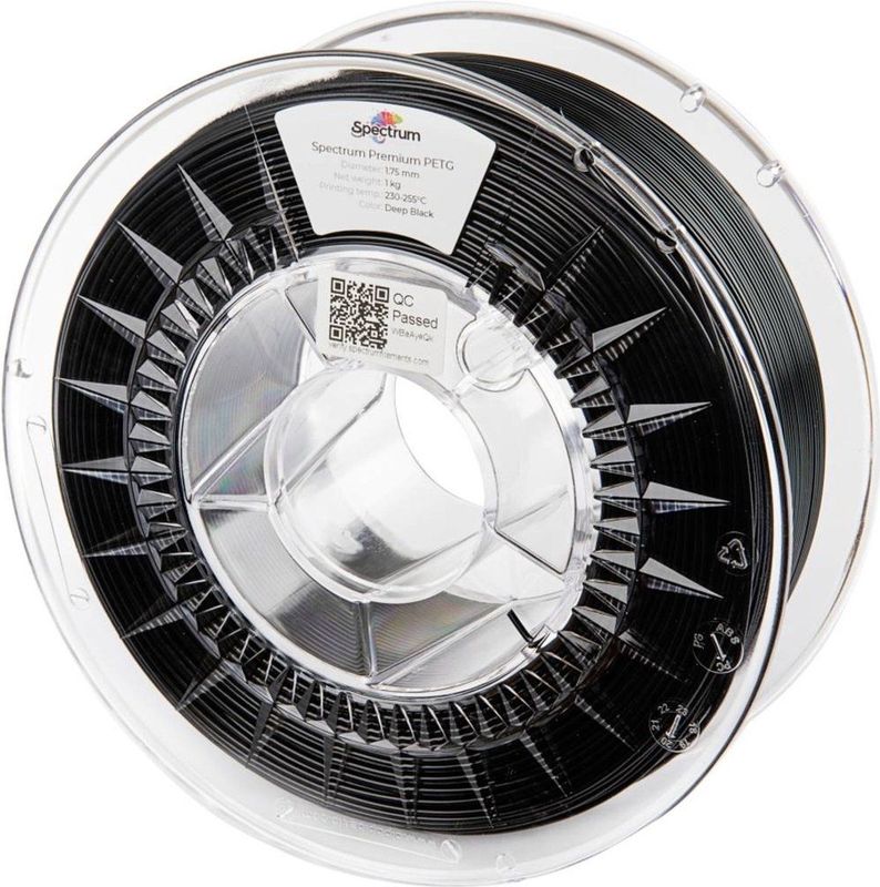 Spectrum - 80056 - PET-G Premium Filament - Zwart - 1.75 mm - 1000 g