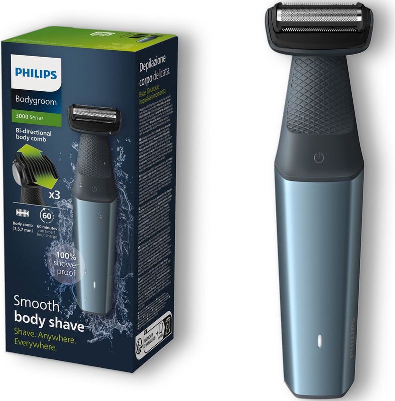 Philips series 3000 BG3027/03 - Bodygroomer voor mannen - Blauw