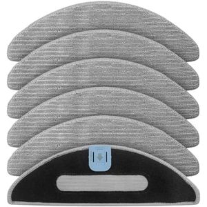 6 Stks Vervanging Mop Pads geschikt voor IRobot Roomba Combo i8/i8+/i5/i5+/j5/j5+ Robot Stofzuiger, Wasbare Herbruikbare Dweilen Pad Vervanging Accessoires