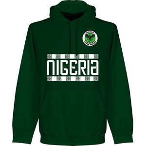 Nigeria Team Hooded Sweater - Donker Groen - XXL