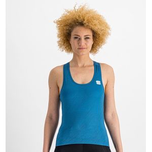 Sportful Fietsshirt mouwloos Dames Blauw  - FLARE W TOP BLUE - L