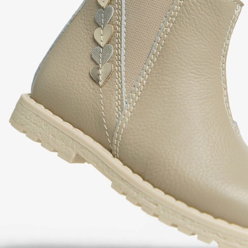 NeroGiardini  Cairo T.Brill Platino 6074 T.Microglitter Plati Tr  Laarzen  kind Beige