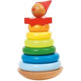 Stapeltoren Clown (9dlg.) - Educatief en leuk spel voor kleuren en groottes