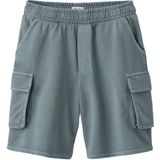 Bermuda - Blauwgroen - Badstof - Voor Jongens