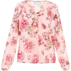 Usha Blouse  kaki / pink / rosa