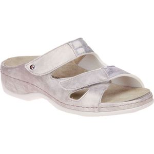 Berkemann - Janna - Pantoffels - Oud Zilver - Echt Leer