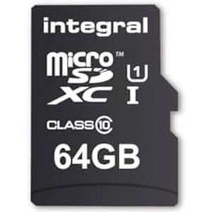 64GB microSDXC Geheugenkaart Class 10 UHS-1 voor Tablets en Smartphones - Tot 90 MB/s