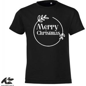 Klere-Zooi - Merry Christmas #1 - Kids T-Shirt - 128 (7/8 jaar)