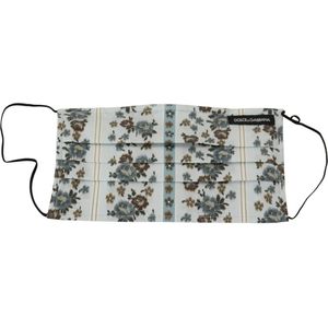 Dolce & Gabbana - Geplooide Gezichtsmasker - Wit - Katoen