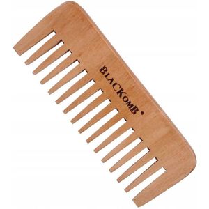 Houten Kam voor Dik Krullend Afro Haar - Breed & Glad