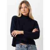 Minus - Lupi High Neck Pullover - Donkerblauw - Dames