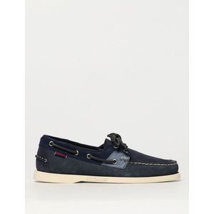 Docksides Boat Shoes Suede Leather - Blue Loafers