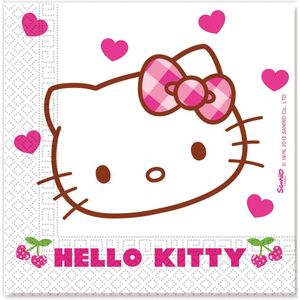 Hello kitty Servetten 33 x 33 cm 20 stuks