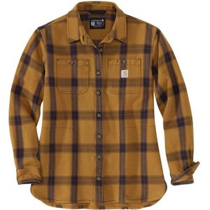 Carhartt - Geruit Overhemd - Bruin - Heavyweight Keperstof